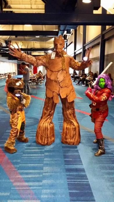 Groot and the guardians of the galaxy superhero birthday party character rental in Houston, Texas.