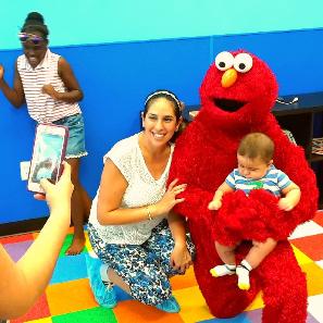 Rent this fun loving red monster for your childs next birthdat party in Houston.