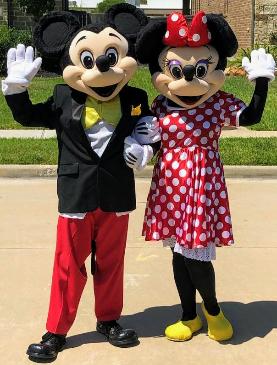 Rent our Houston mascot costumed characters for your birthday events in Katy with our great games