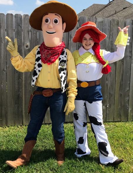 Just a couple of cowboy toys ready to bring fun and games to your Houston area children's character birthday parties.