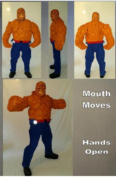 The Thing (from the fantastic 4) character costume rental in Houston, Texas.